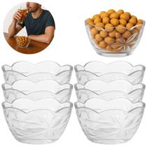 6 Mini Tigela Redonda Bowl de Vidro P/ Sobremesas 130ml 6 Mini Tigela Redonda Bowl de Vidro P/ Sobremesas 130ml