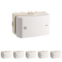 6 Módulo Interruptor Bipolar Simples Schneider Decor 25 A 250 V Branco 6 Módulo Interruptor Bipolar Simples Schneider Decor 25 A 250 V Branco