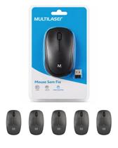 6 mouses sem fio ms200 usb 1200dpi multilaser