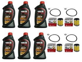 6 Oleo, 4 Filtros Oleo Fazer 250/ Lander 250/ Tenere 250 6 Oleo, 4 Filtros Oleo Fazer 250/ Lander 250/ Tenere 250