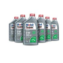 6 oleos Mobil Super 5w30 Sintético dexos 1 Api SP 6 oleos Mobil Super 5w30 Sintético dexos 1 Api SP