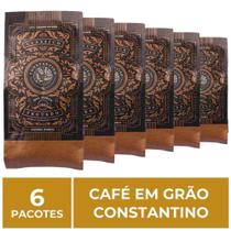 6 Pacotes de 250g, Café em Grão, Constantino