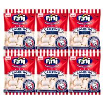 6 Pacotes Marshmallow Camping Fini Pacote 80g
