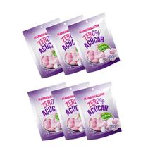 6 Pacotes Marshmallow Zero Açúcar 70g Florestal