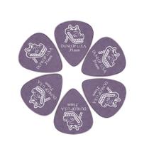 6 Palheta DUNLOP Gator Grip 0,71 mm guitarra 417r roxo claro