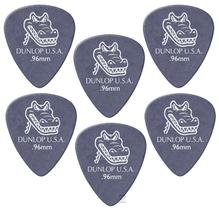 6 Palheta DUNLOP Gator Grip 0,96 mm guitarra 417r roxo