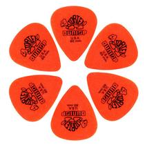 6 Palheta DUNLOP Tortex 0.60 mm Standard guitarra laranja