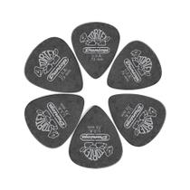 6 Palheta DUNLOP Tortex 0.73 mm Standard guitarra 488R preta