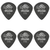 6 Palheta Dunlop Tortex 1.0 mm JAZZ III Guitarra 482R Preta 6 Palheta Dunlop Tortex 1.0 mm JAZZ III Guitarra 482R Preta