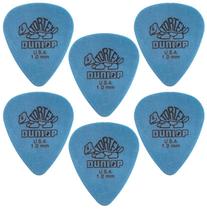 6 Palheta DUNLOP Tortex 1.0 mm Standard guitarra 418r azul 6 Palheta DUNLOP Tortex 1.0 mm Standard guitarra 418r azul