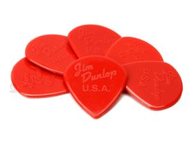 6 Palheta Jazz III Vermelha Dunlop 47R3N jazz3 guitarra USA 6 Palheta Jazz III Vermelha Dunlop 47R3N jazz3 guitarra USA