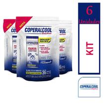 6 Pano Umedecido Álcool 70 Refil Com 35 Un Cada Coperalcool