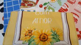 6 Panos de Copa Estampados Dohler Prata 100% Algodão 45 cm x 65 cm Sortidos 6 Panos de Copa Estampados Dohler Prata 100% Algodão 45 cm x 65 cm Sortidos