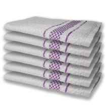 6 Panos De Prato Atoalhado Felpudo 370g/m² Premium Roxo 6 Panos De Prato Atoalhado Felpudo 370g/m² Premium Roxo