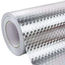 6 Papel Adesivo Metalizado Lavável P/ Fogão Armário e Gavetas