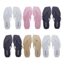 6 Pares Chinelo Feminino Glitter Sandália Dedo Rasteira F01 6 Pares Chinelo Feminino Glitter Sandália Dedo Rasteira F01