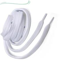 6 Pares de Cadarço Chato 1,20mt BRANCO 6 Pares de Cadarço Chato 1,20mt BRANCO