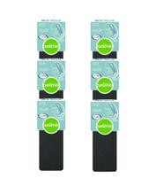 6 Pares De Meia Compressão Moderada 3/4 5-10 Mmhg Masculina