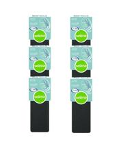 6 Pares De Meia Compressão Moderada 3/4 5-10 Mmhg Masculina