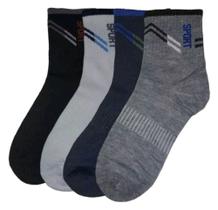 6 Pares Meia Esporte Juvenil 30a35 Menino Cano Médio 6 Pares Meia Esporte Juvenil 30a35 Menino Cano Médio