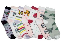 6 pares Meia INFANTIL ALGODÃO e POLIAMIDA Feminina Juvenil N 23 a 36 Cano Médio MAGIC 6 pares Meia INFANTIL ALGODÃO e POLIAMIDA Feminina Juvenil N 23 a 36 Cano Médio MAGIC