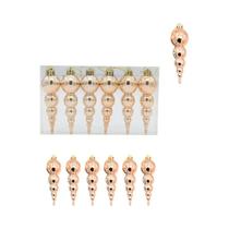 6 pçs decoração de natal árvore de natal pingente ornamentos adereços decoração da árvore de natal