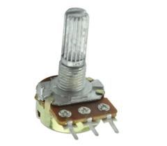 6 pçs - potenciometro logaritmico l20/16mm - 10ka - 10 ka