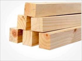6 peças de madeira caibro pinus, acabamento liso, 3,5 x 3,5 x 0,80