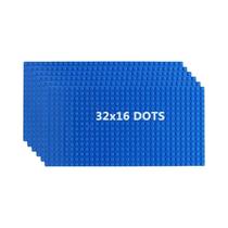 6 Peças De Placas De Base De Construção Em Plástico ABS 32x32 32x16 50x50 Pontos, Blocos De