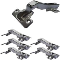 6 Peças - Dobradiça Grande Para Armario 45 Graus De 35mm