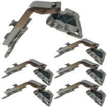 6 Peças - Dobradiça Para Armario Canto Falso De 26mm