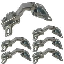 6 Peças - Dobradiça Pequena Para Armario 45 Graus De 26mm