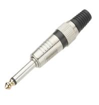 6 Peças Plug P10 Mono Metal Ponta Gold