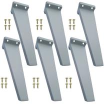 6 Pes Retro Quadrado Rack Móveis Armario 16cm Branco Mogno Preto