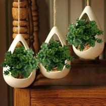 6 Picks mini eucalipto (36 hastes) planta artificial para floristas estilo faça você mesmo - DE2823