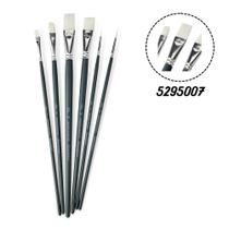 6 Pincel P/ Pintura Acrilica Curto Winsor&newton 5295007