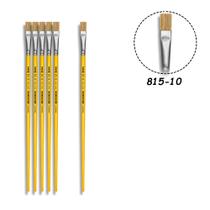 6 Pincel Tigre 815-10 Chato Cerda Natural 6 Pincel Tigre 815-10 Chato Cerda Natural