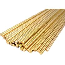 6 Pinos Latão 4.7mm X 50cm Vareta Maciça Cutelaria Artesanato Barra redonda