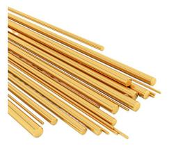 6 Pinos Varetas Latão Ø 4.75mm X 50cm Vergalhão Cutelaria
