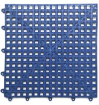 6 Piso Estrado Plastico 30x30 Cm C/ Encaixe Banheiro Pallets Azul - Kapazi