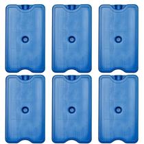 6 Placa Gelo Reutilizável 500ml Bolsa Térmica Caixa Isopor