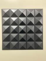 6 Placas 3D Modelo Piramidal Revestimento Parede Decorativo