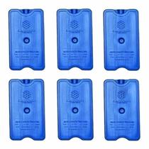 6 Placas de Gelo Artificial Rígido Reutilizável 500 ml - 17x10x3,50 cm 6 Placas de Gelo Artificial Rígido Reutilizável 500 ml - 17x10x3,50 cm