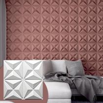 6 Placas Revestimento 3D 50cmx 50cm Pared Teto Mini Estrelar