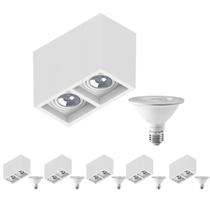 6 Plafon Sobrepor Recuo Save Energy + 2 Lâmp PAR30 10W 6500K 6 Plafon Sobrepor Recuo Save Energy + 2 Lâmp PAR30 10W 6500K