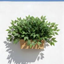 6 Plantas de Fícus folhagem artificial para floristas e paisagistas no estilo faça você mesmo - DE0224