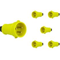 6 Plug Industrial 32A Steck Linha Brasikon 2P+T 100/130V 6 Plug Industrial 32A Steck Linha Brasikon 2P+T 100/130V