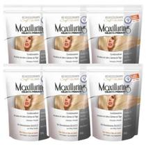 6 pó descolorante branco 300g- profissional maxilluring