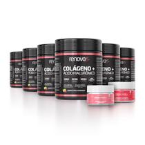 6 Potes Colágeno Verisol + Creme Facial Dia e Noite - Renova Be