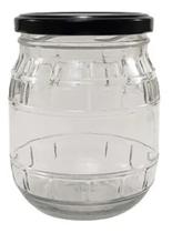 6 Potes Vidro Granada 500ml Tampa De Metal Conserva Ou Doce - GGABC 6 Potes Vidro Granada 500ml Tampa De Metal Conserva Ou Doce - GGABC